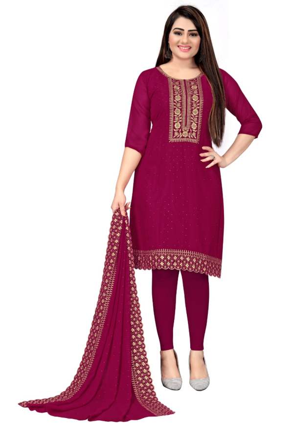 Gng 41075 Stylish Fancy Festive Wear Georgette Work Dress Material Collection